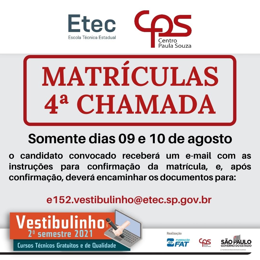 Respostas sobre o Vestibulinho Etec 2021