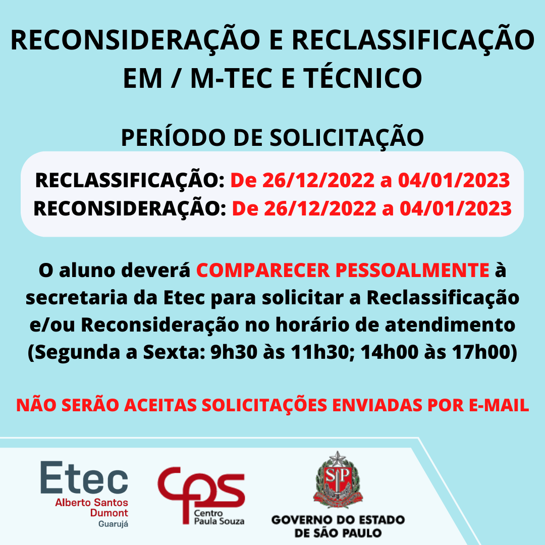 Vagas Remanescentes M-Tec 2023