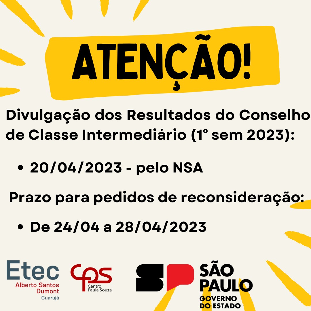 5ª LISTA DE CONVOCAÇÃO E MATRÍCULAVESTIBULINHO 2º SEM./2023 – Etec  Philadelpho Gouvêa Netto